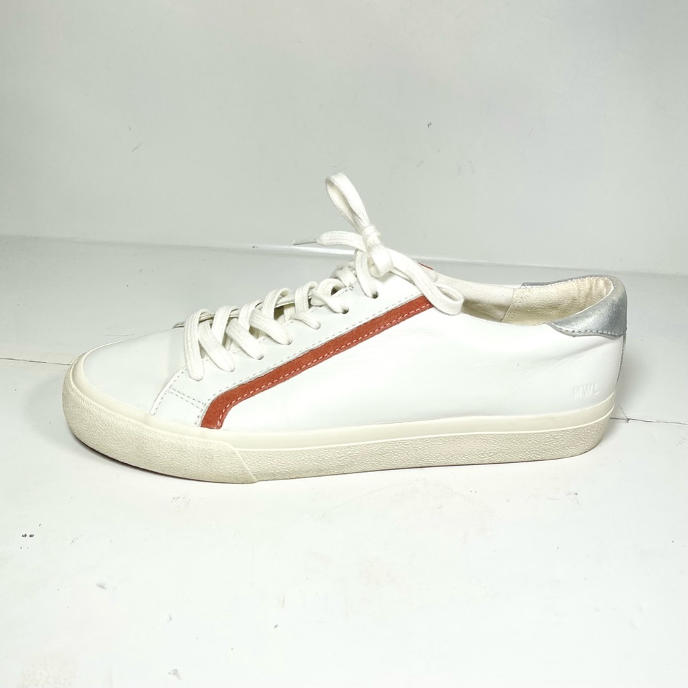 Madewell Delia Sidewalk Sneakers White Leather Womens 10 Mens 8.5